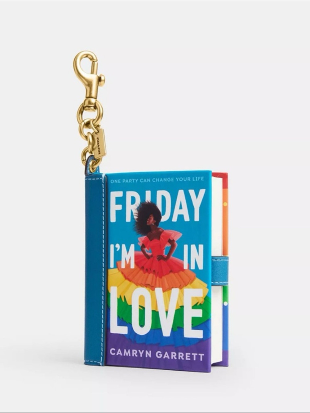 Coach Book Bag Charm - Friday I'm In Love By Camryn Garre NWT